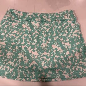 Women’s Prime-green Adidas Turquoise and White Golf Skort